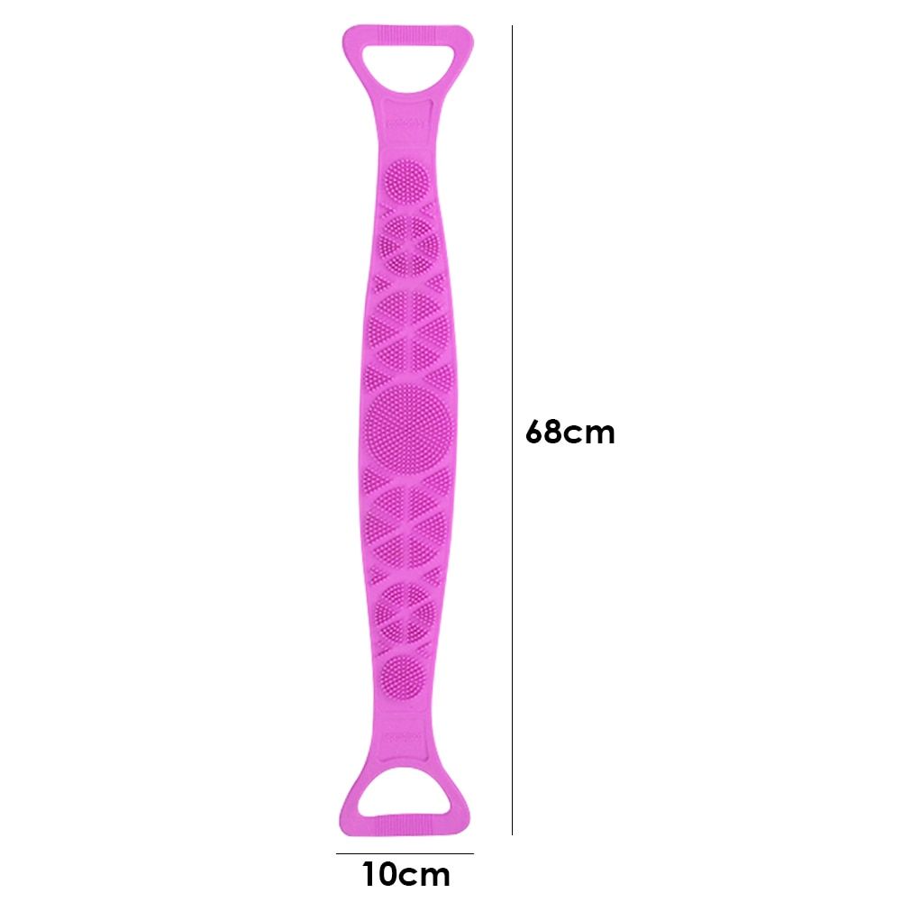 Silicone Scrubber Bath Towels Rubbing Skin Care Shower Exfoliation Rubbing Back Mud Peeling Body Skin Cleaning Brush