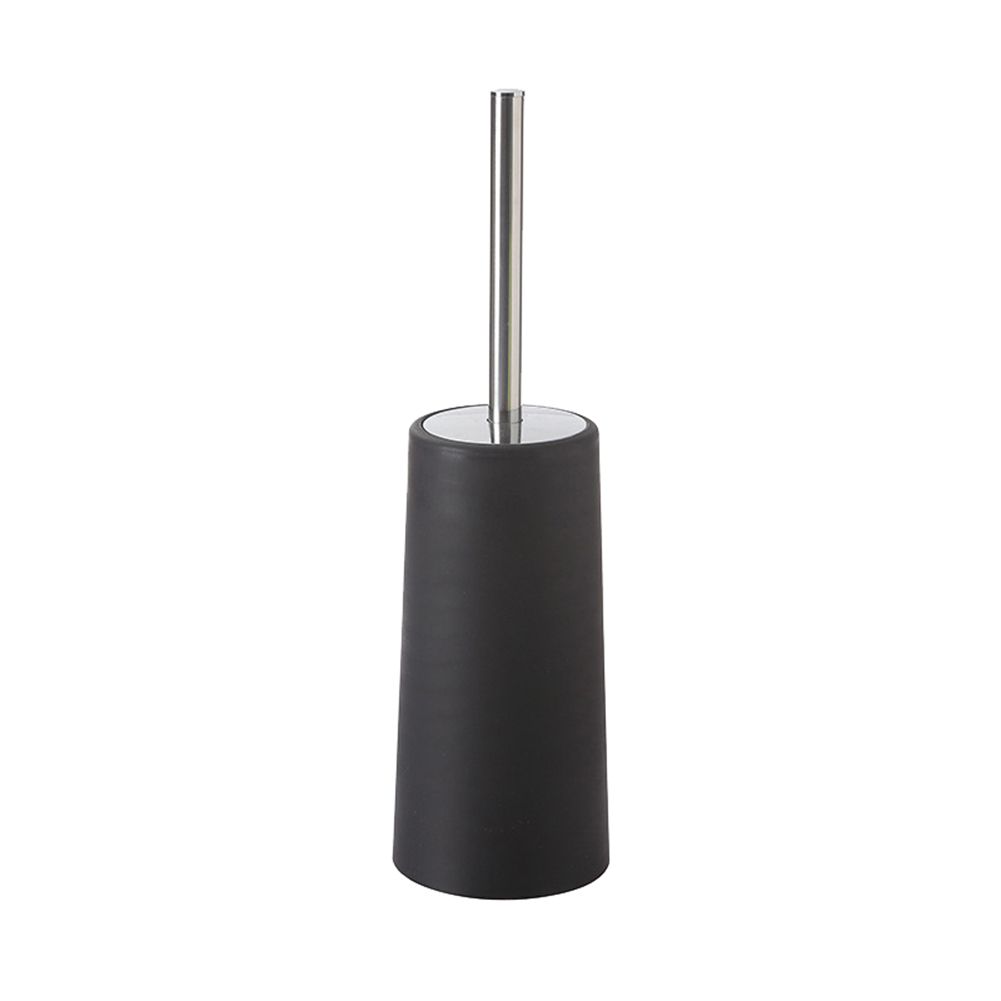 Bathroom Cleaning Tool Stainless Steel Handle Scrubber Toilet Bowl Brush Holder