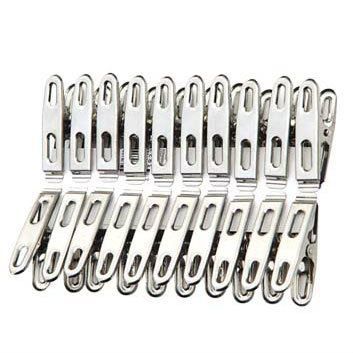 Stainless Steel Cloth Clip 20 pcs