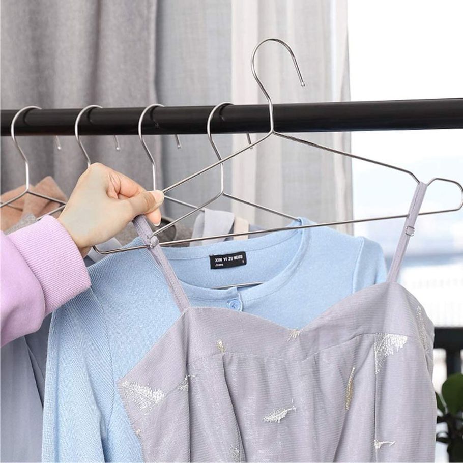 Stainless Steel Cloth Hanger -10pc