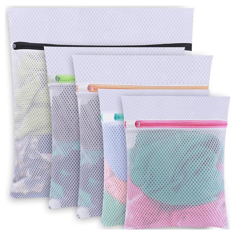 Mesh Laundry Bags for Sweater,Blouse,Hosiery,Bras,Etc. Upgraded Laundry Bags for Travel Storage Organization (5 Set)