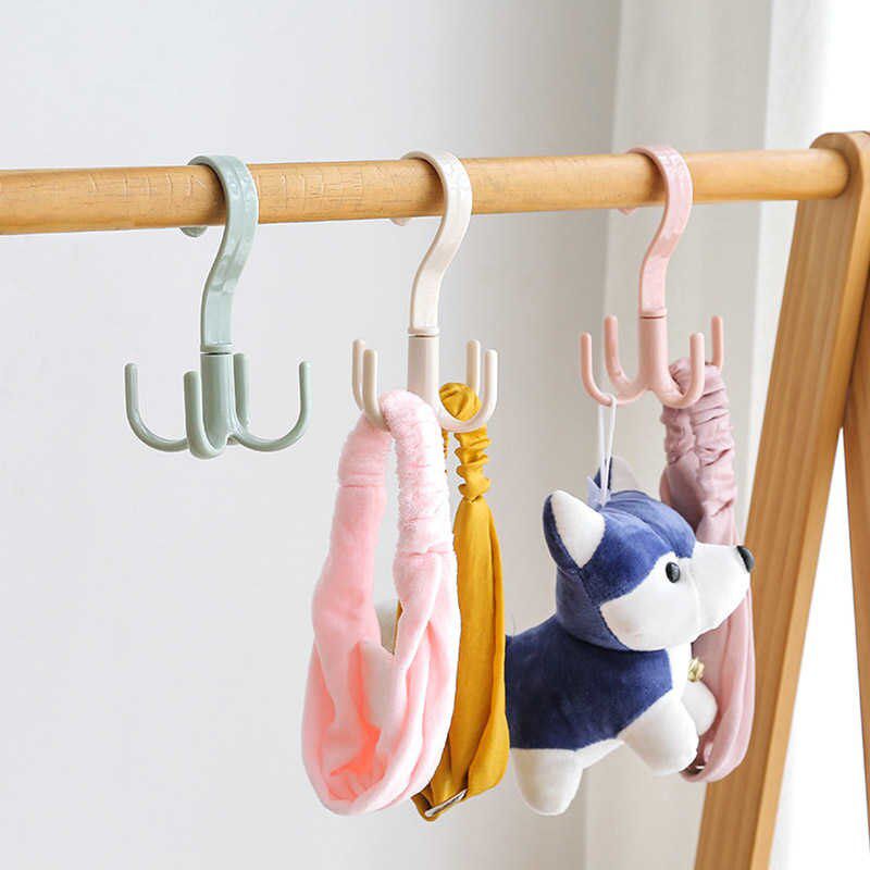 1PCS Multifunctional 360 Degree Rotatable Four Claws Coat Clothes Hanger/Towel Hanger Hook 1 Ratings