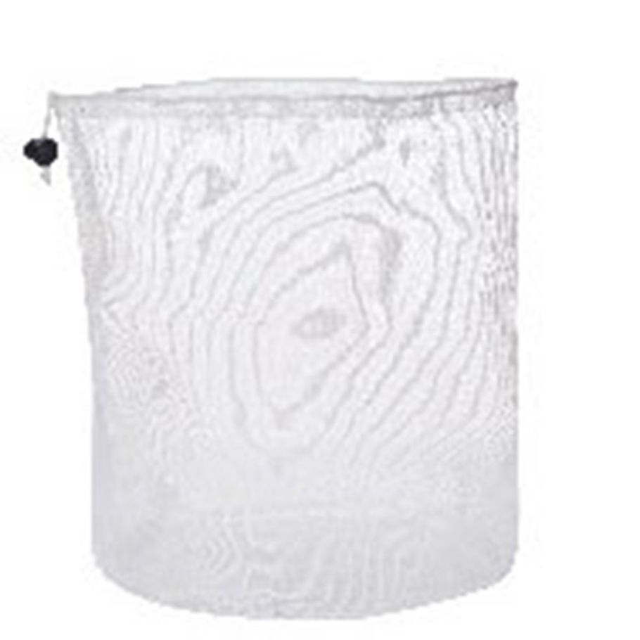 MA Thickened fine lines with drawstring laundry bag clothing wash bag Fine mesh underwear protective bra mesh bag-White M