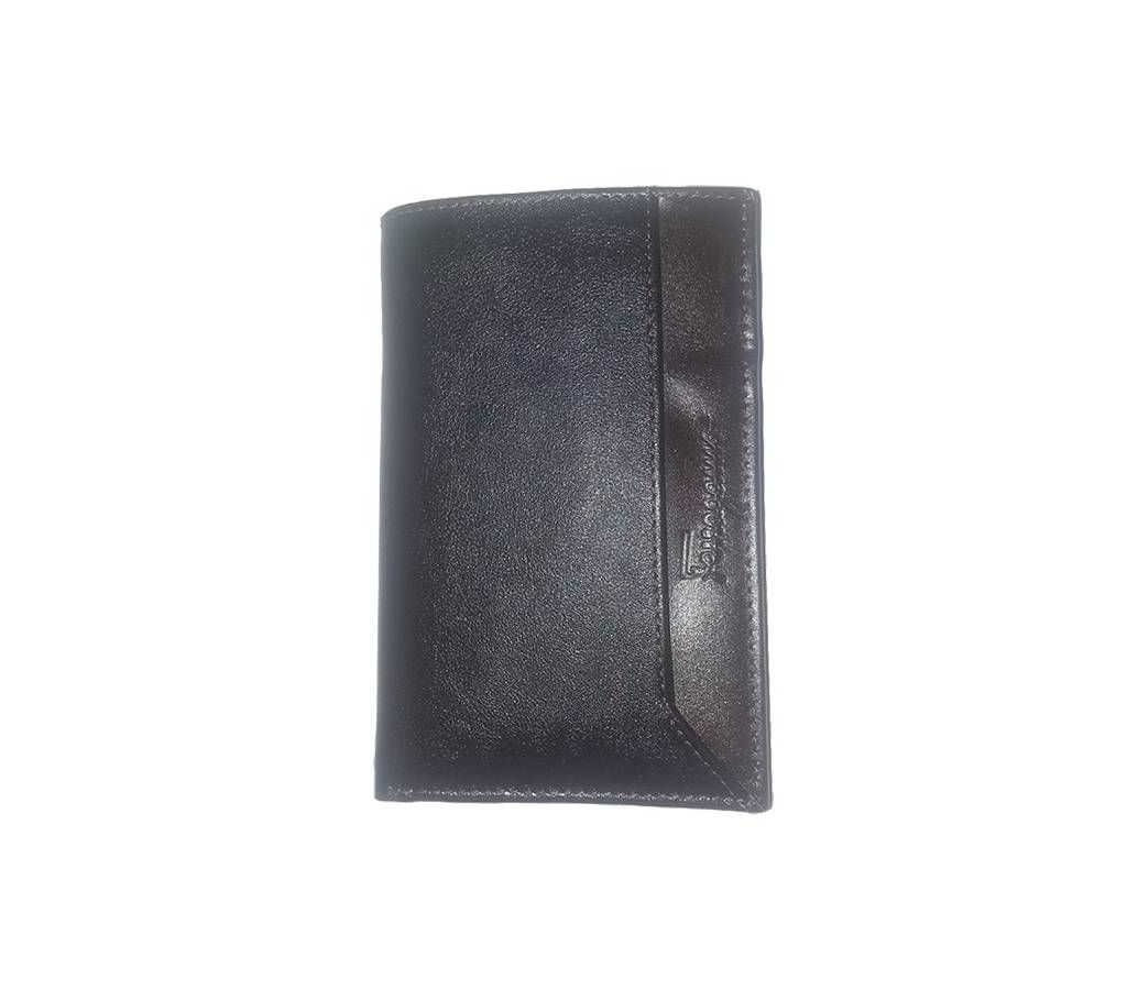 Mens Leather Wallet with Coin Purse, ID Window, Card Holders