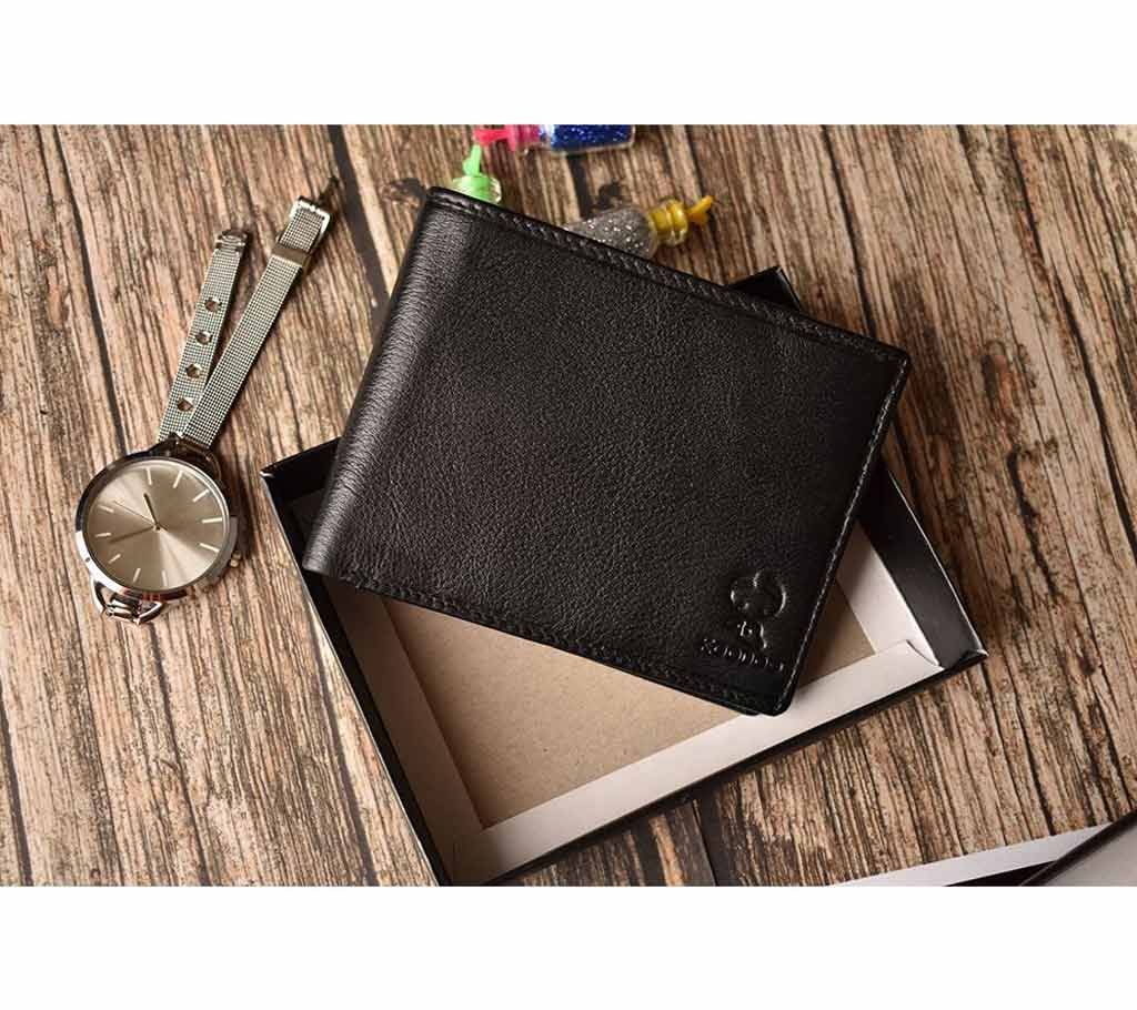 Fashion Genuine Leather Wallet for Men with Secret Cash Compartment, Card Holders, Coin Pocket, ID Windows
