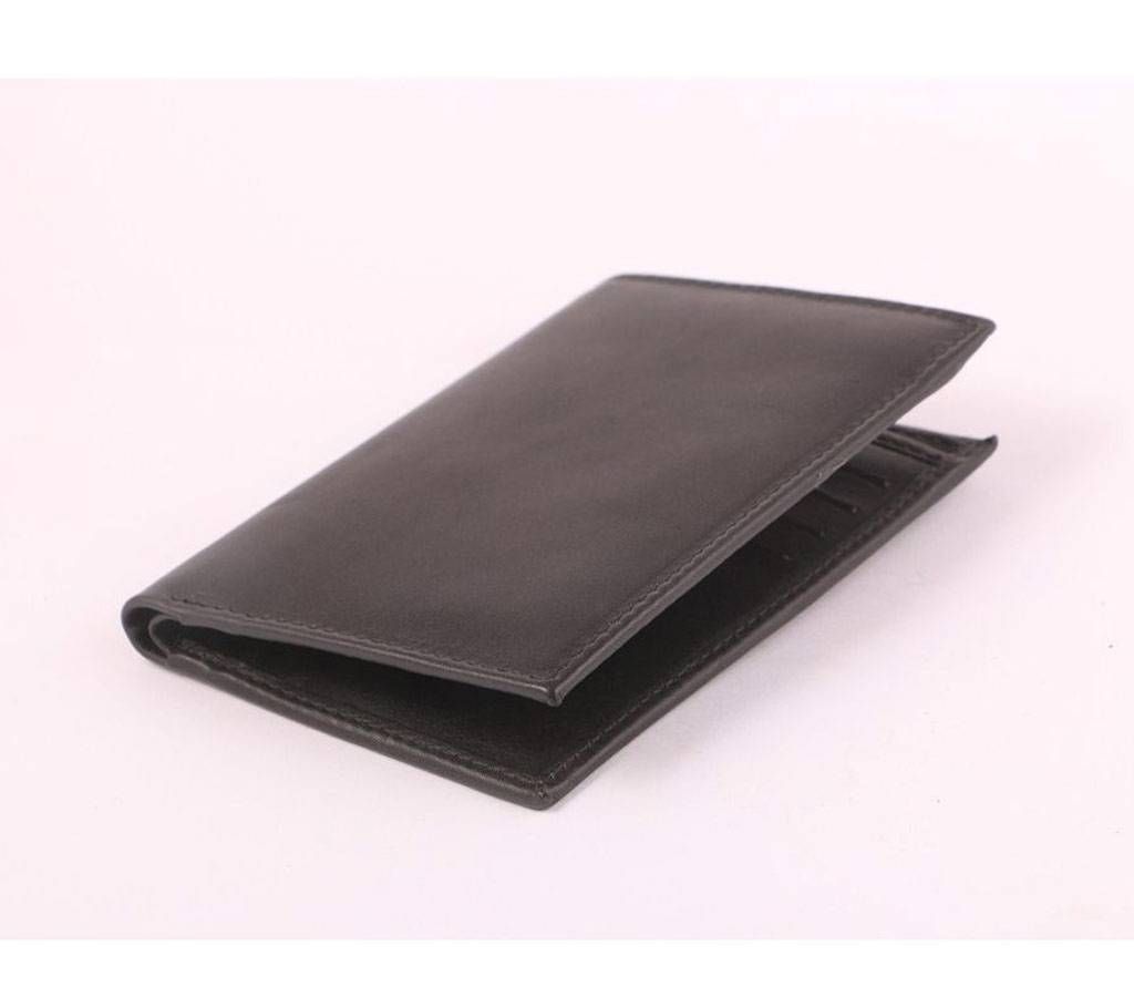 Bifold Black Leather Wallet For Men