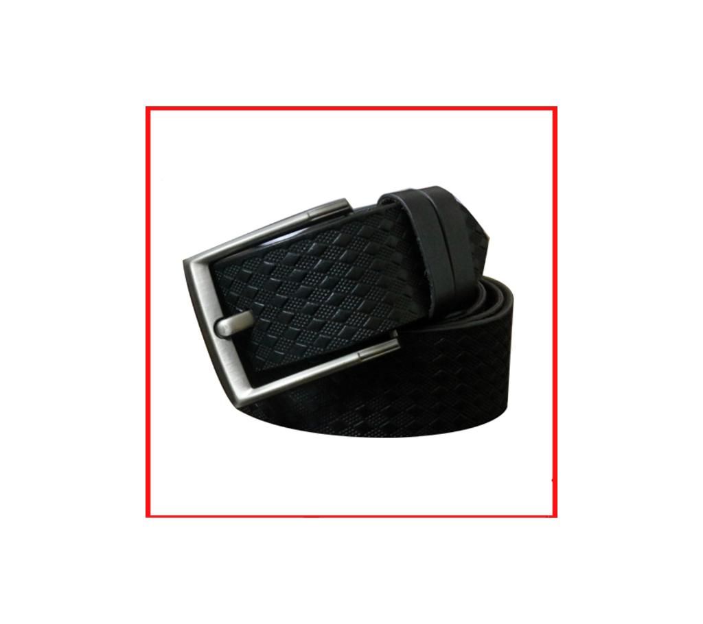 genuine leather belt - Black