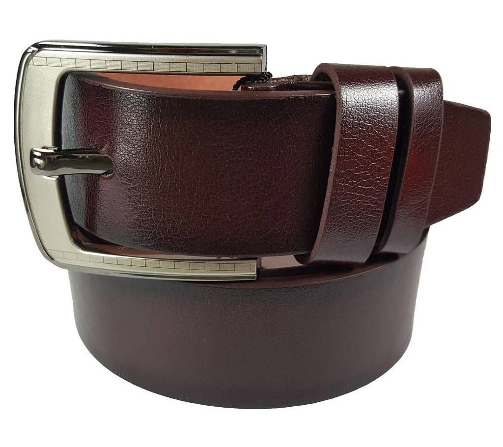 Chocolate Leather Belt for Men-0232BLT