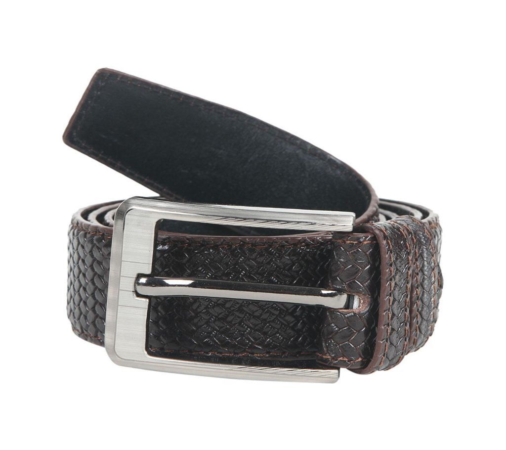 Mens Leather Formal & Casual Belt - Chocolate