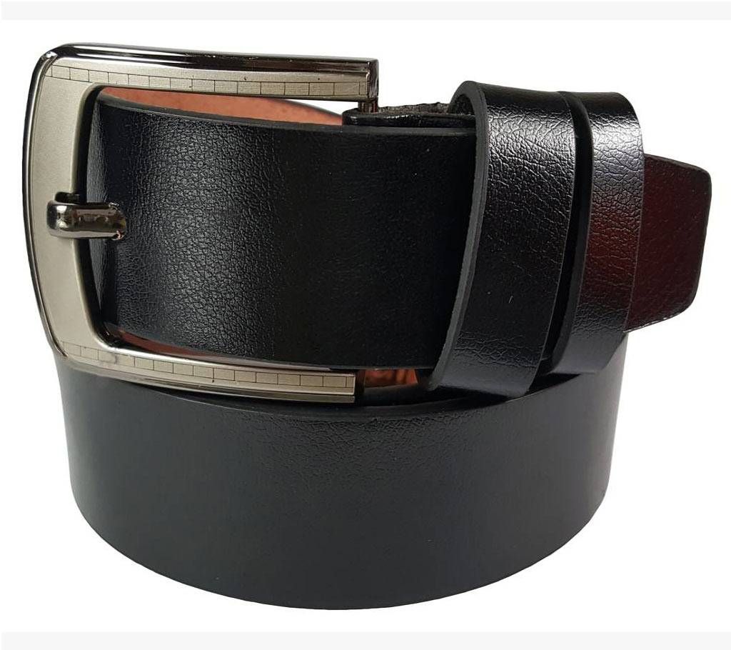 Black Leather Belt for Men-0233BLT