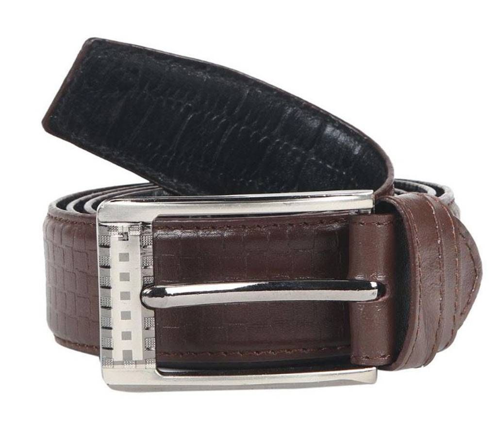 Mens Leather Formal Belt - Chocolete