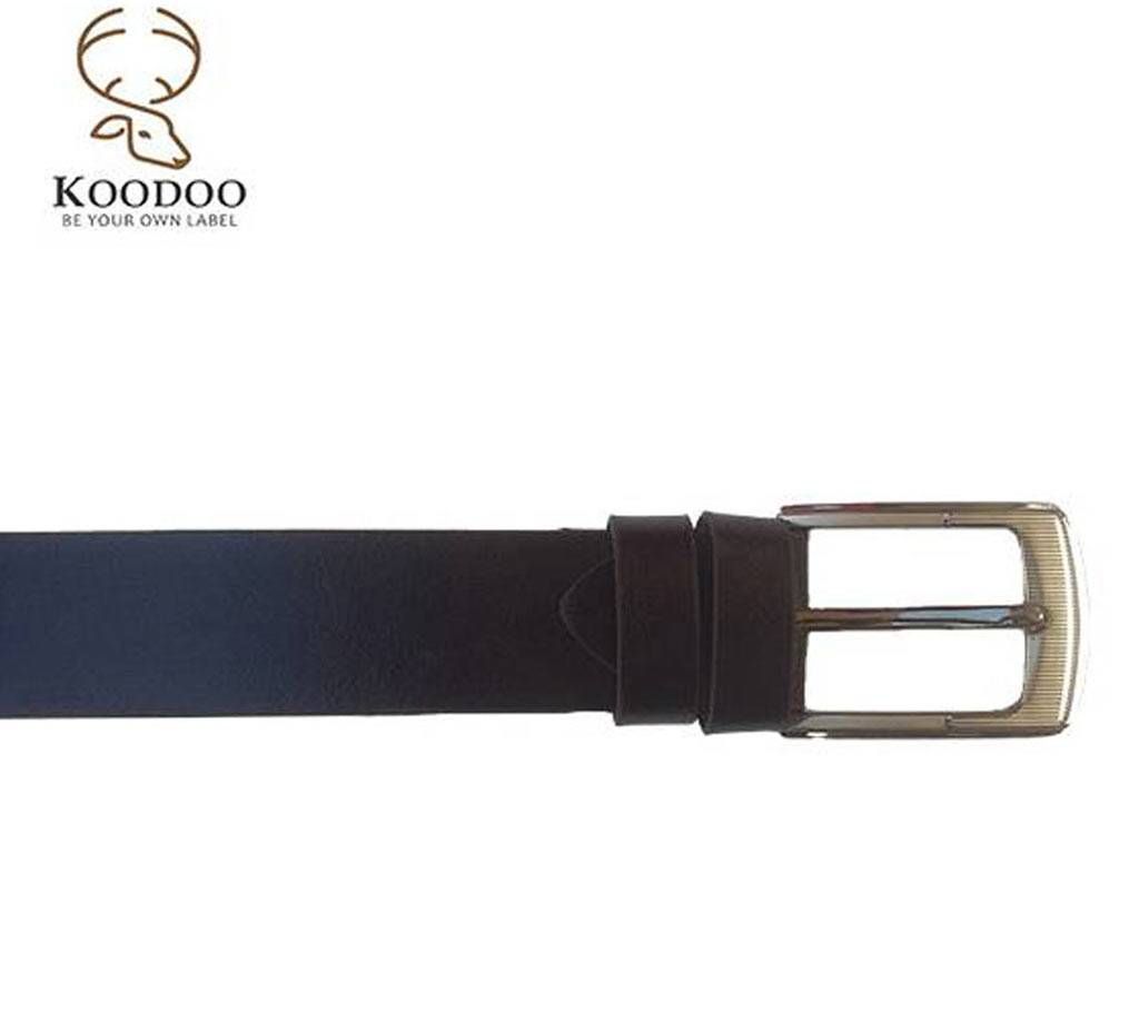 Black Genuine Leather Belt for Men 3.5cm