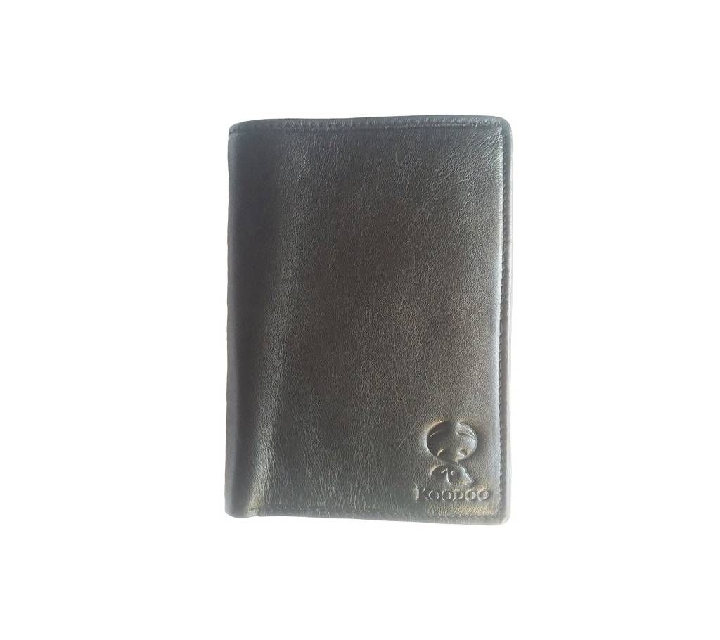 Full-grain Leather Wallet for Men with Coin Pocket, ID Window, Card Holders