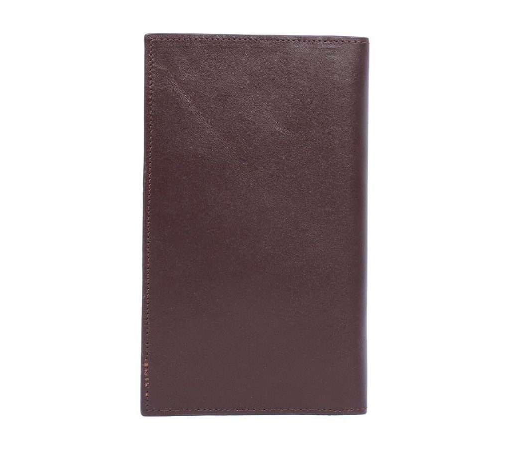 Regular Shaped Leather Long Wallet For Man