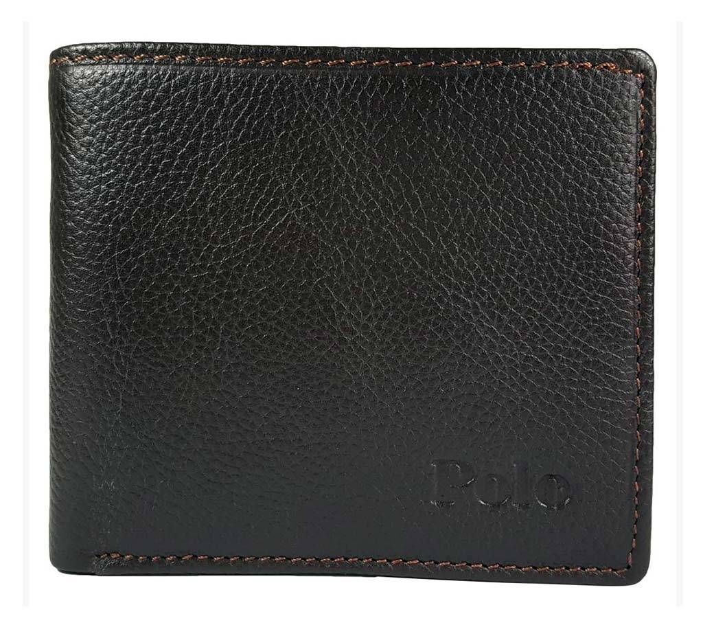 Black Leather Wallet for Men-0237WLT