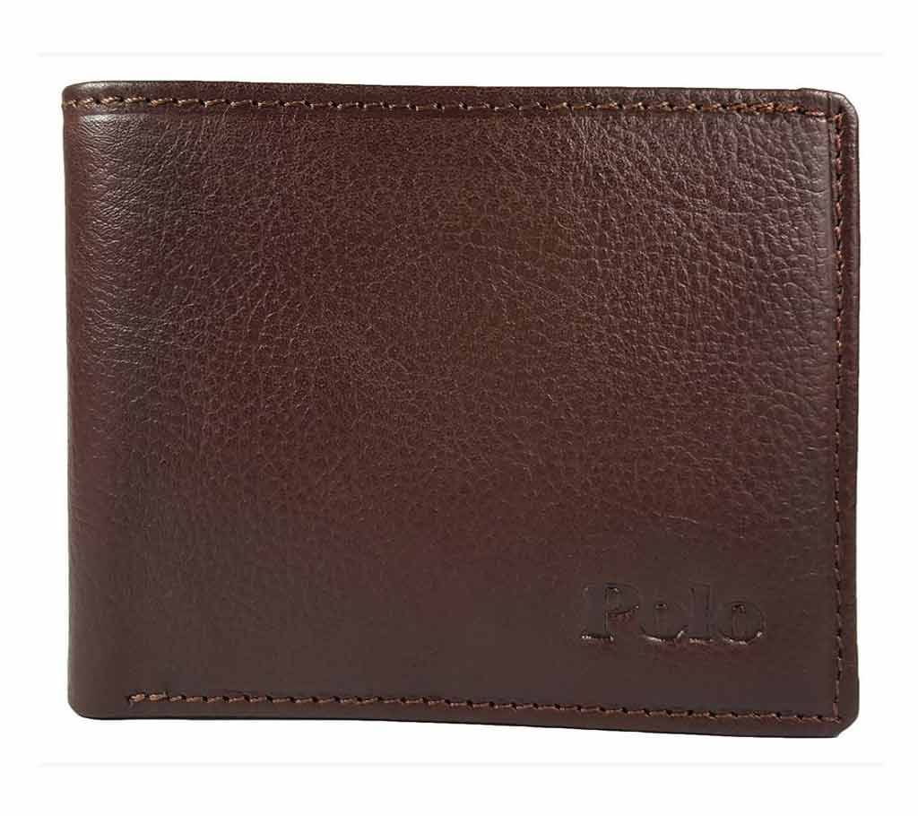 Chocolate Leather Wallet for Men-0238WLT