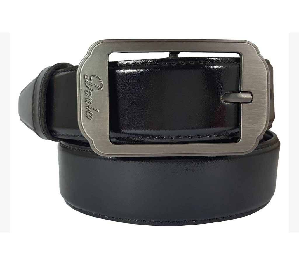 Black Lather Belt for Men 0199BLT