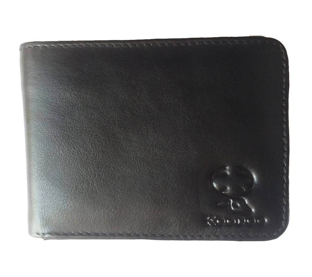 Genuine Buffalo Leather Wallet for Men with Zipper Coin Pocket, ID Window, Card Holders