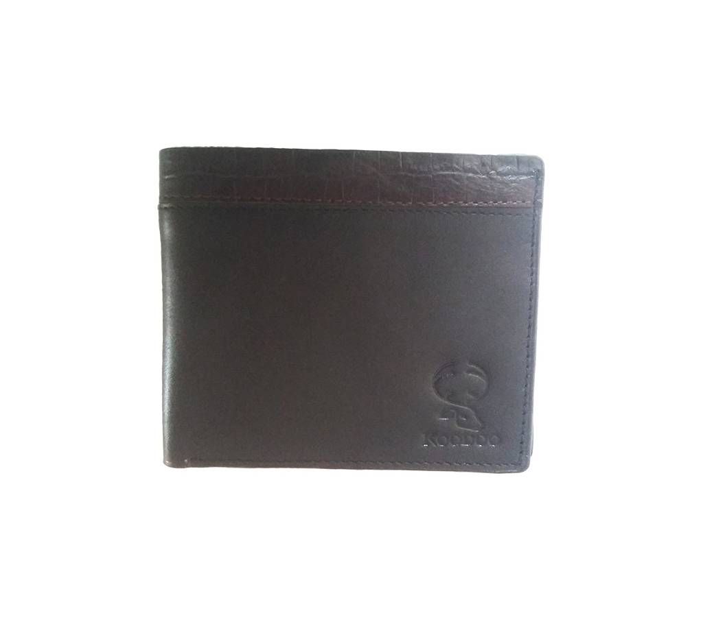 Black 100% Genuine Leather Wallet for Men with Card Holders