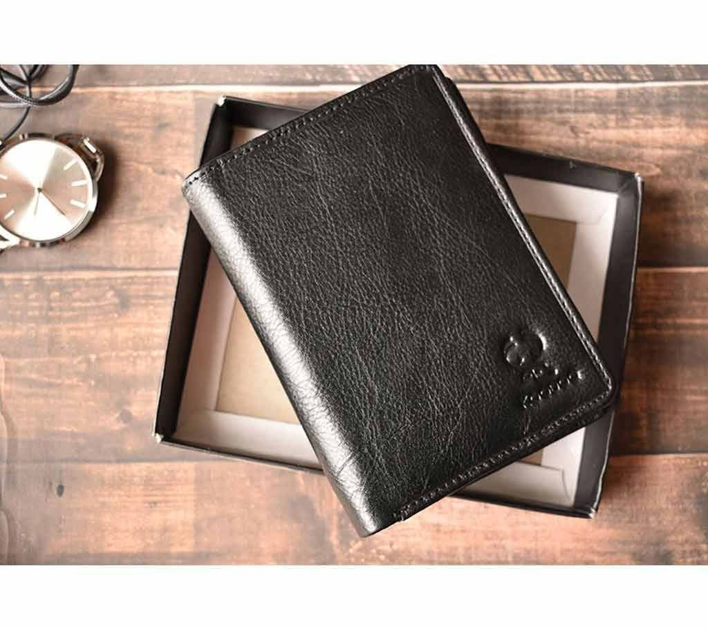 Genuine Leather Wallet for Men with Card Holders, Coin Pocket, ID Window