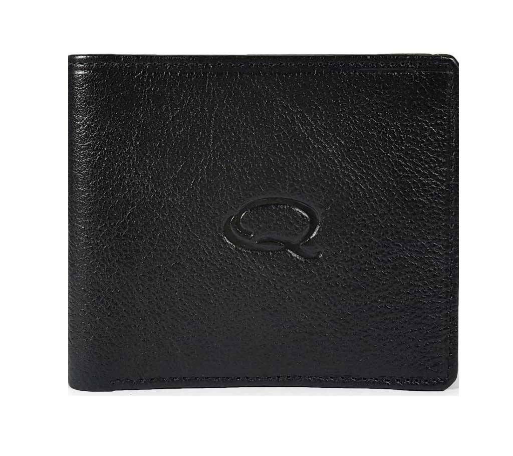 Black Leather Wallet for Men-0220WLT