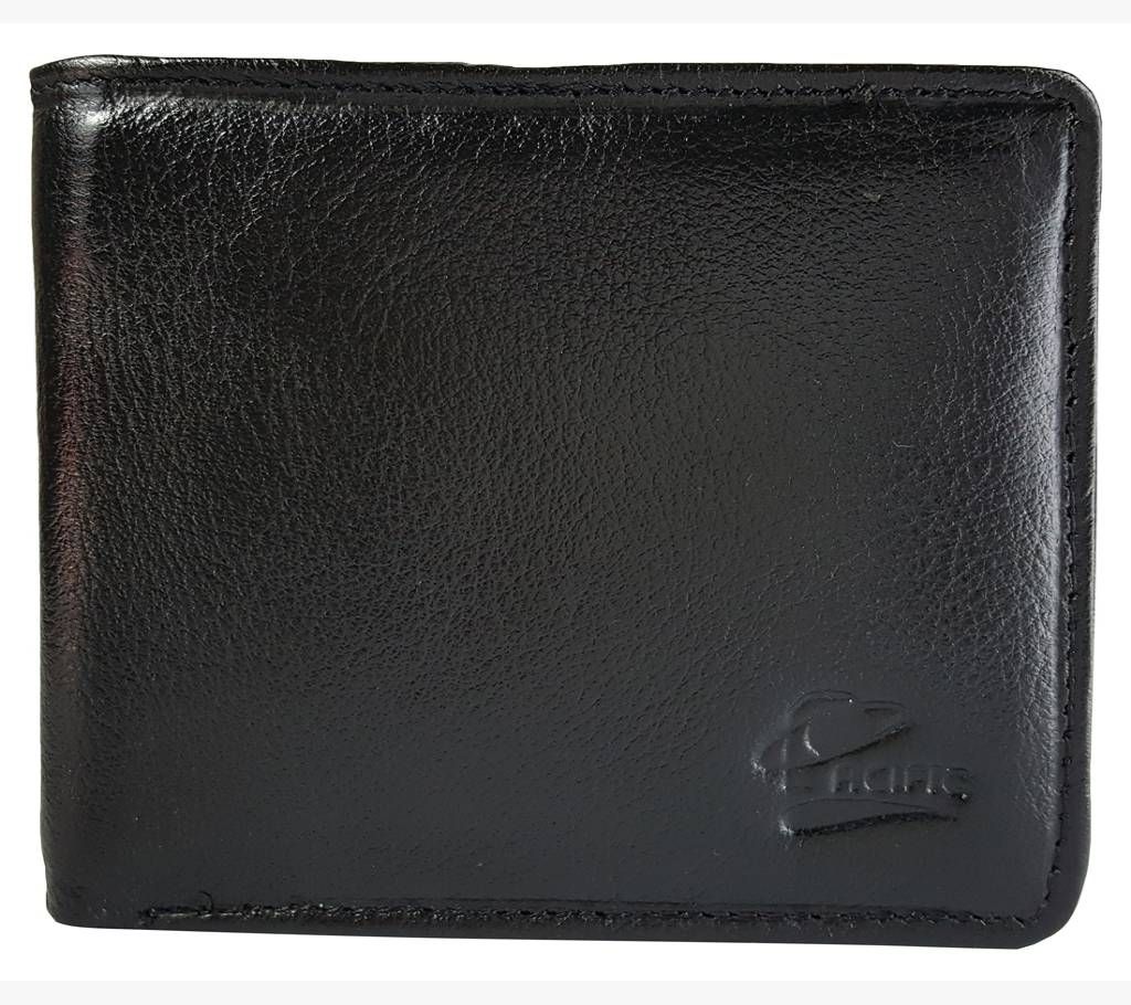 Black Leather Wallet for Men-0271WLT