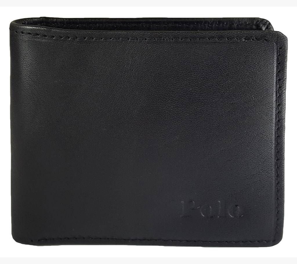 Black Leather Wallet for Men-0274WLT