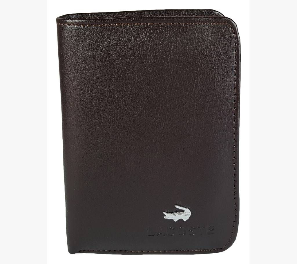 Chocolate Leather Wallet for Men-0276WLT