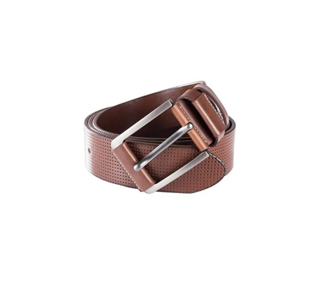 Men's Mixed Leather Formal Waist Belt