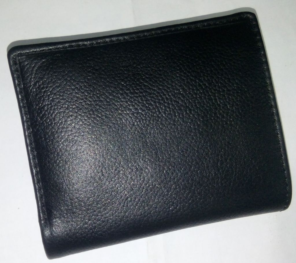 Leather Wallet Fof Manz Black