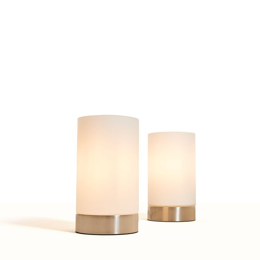 Set Of 2 Glass Touch Lamp