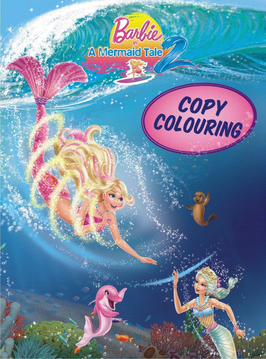 Barbie In A Mermaid Tale 2 C o p y Colouring Paperback