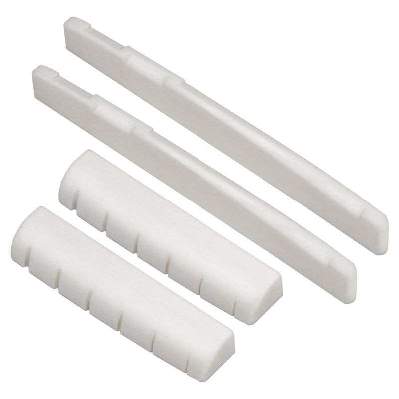 16 Sets Of 32Pcs 6 String Acoustic Guitar Bone Bridge Saddle and Nut Made Of Bone