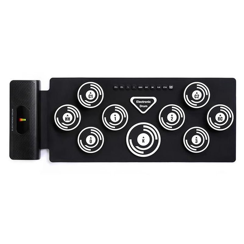 Electronic Drum Machine Portable Drum Roll Up Drum Practice Drum Pad Portable for Kids Children Beginners Beginner