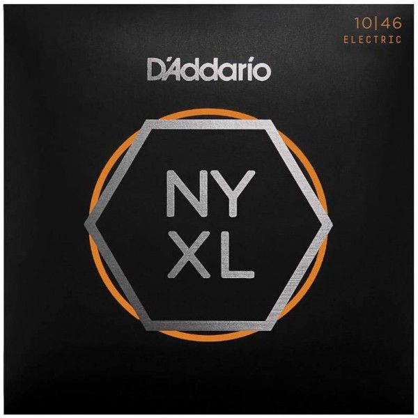 D’Addario NYXL1046 Nickel Plated Electric Guitar Strings, Regular Light,10-46 – High Carbon Steel Alloy for Unprecedented Strength