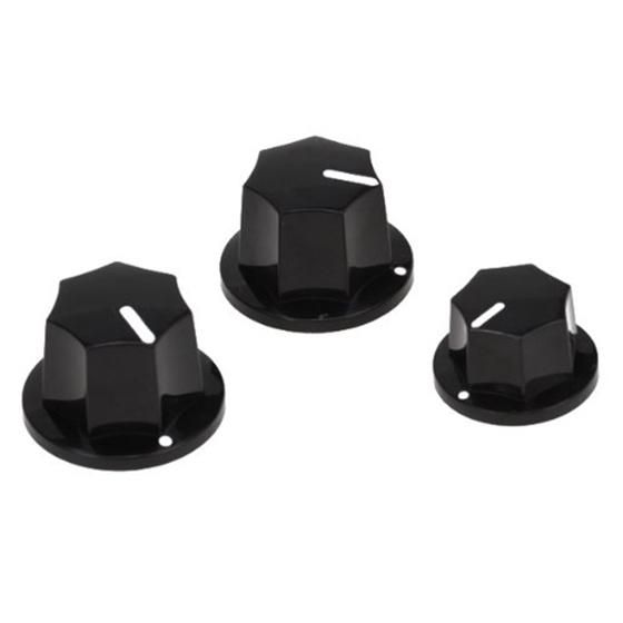 Black-Skirted Jazz Bass Guitar Volume Tone Knob Set of Vintage Style