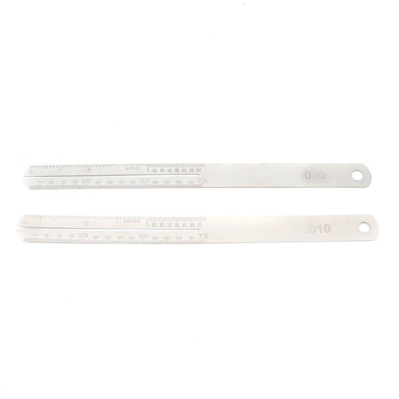 Musical Instrument Accessories 2Pcs Fingerboard Fret Protector Stainless Steel Fretboard Guard Repair Tool with Scale