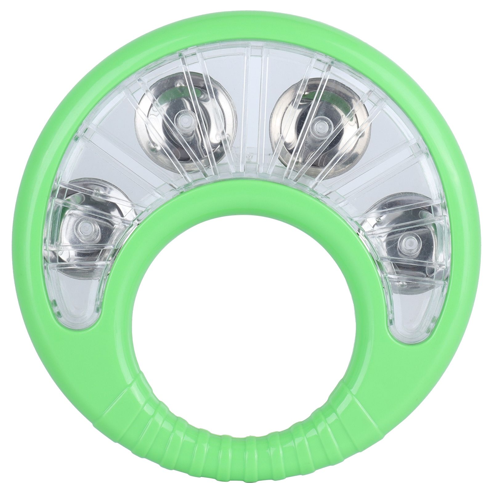 Romeng La Tambourine Metal Jingles Bell Percussion Musical Instrument for Party Karaoke Wedding