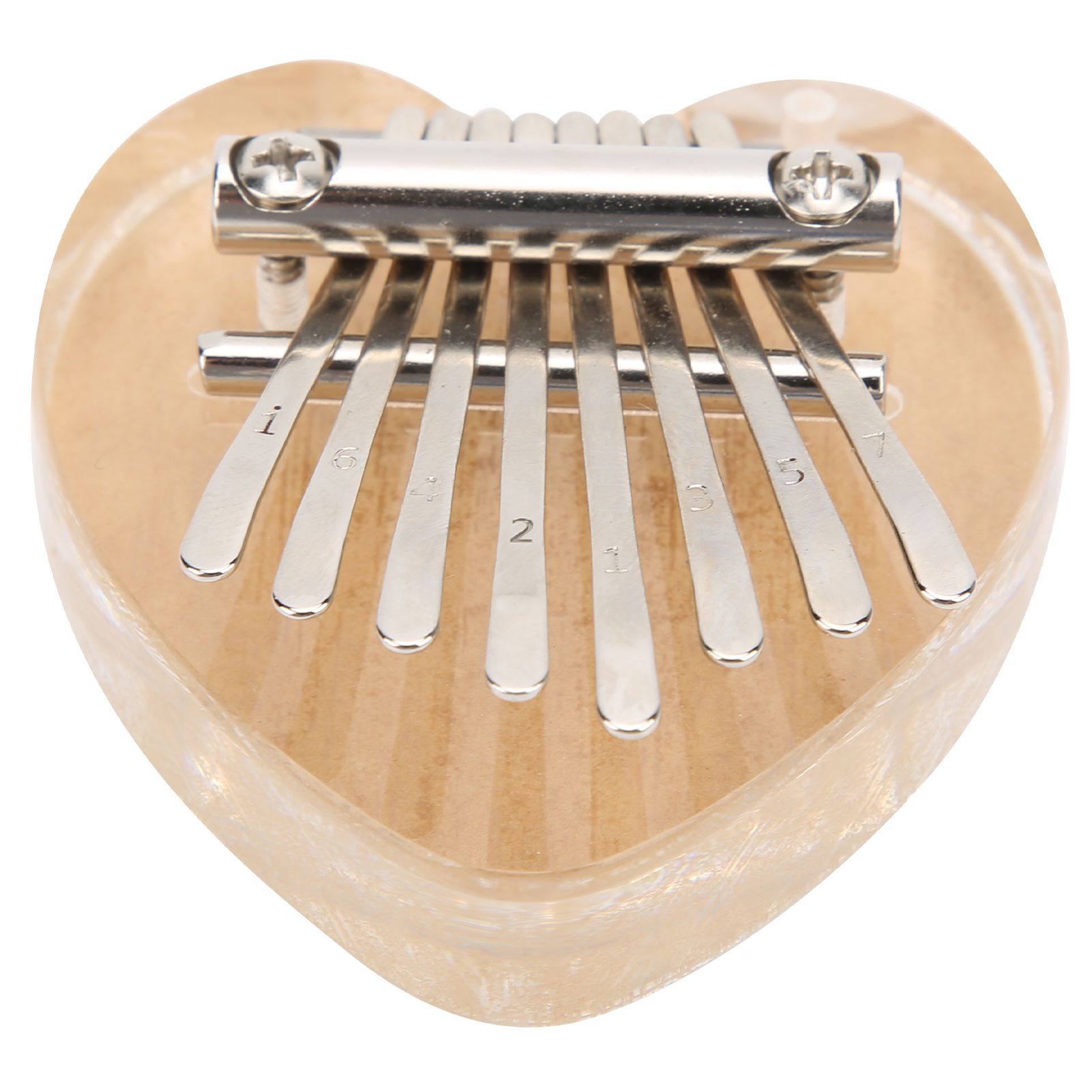 Kalimba 8 Key Mini Finger Thumb Piano Acrylic Gifts for Children Adults Beginner