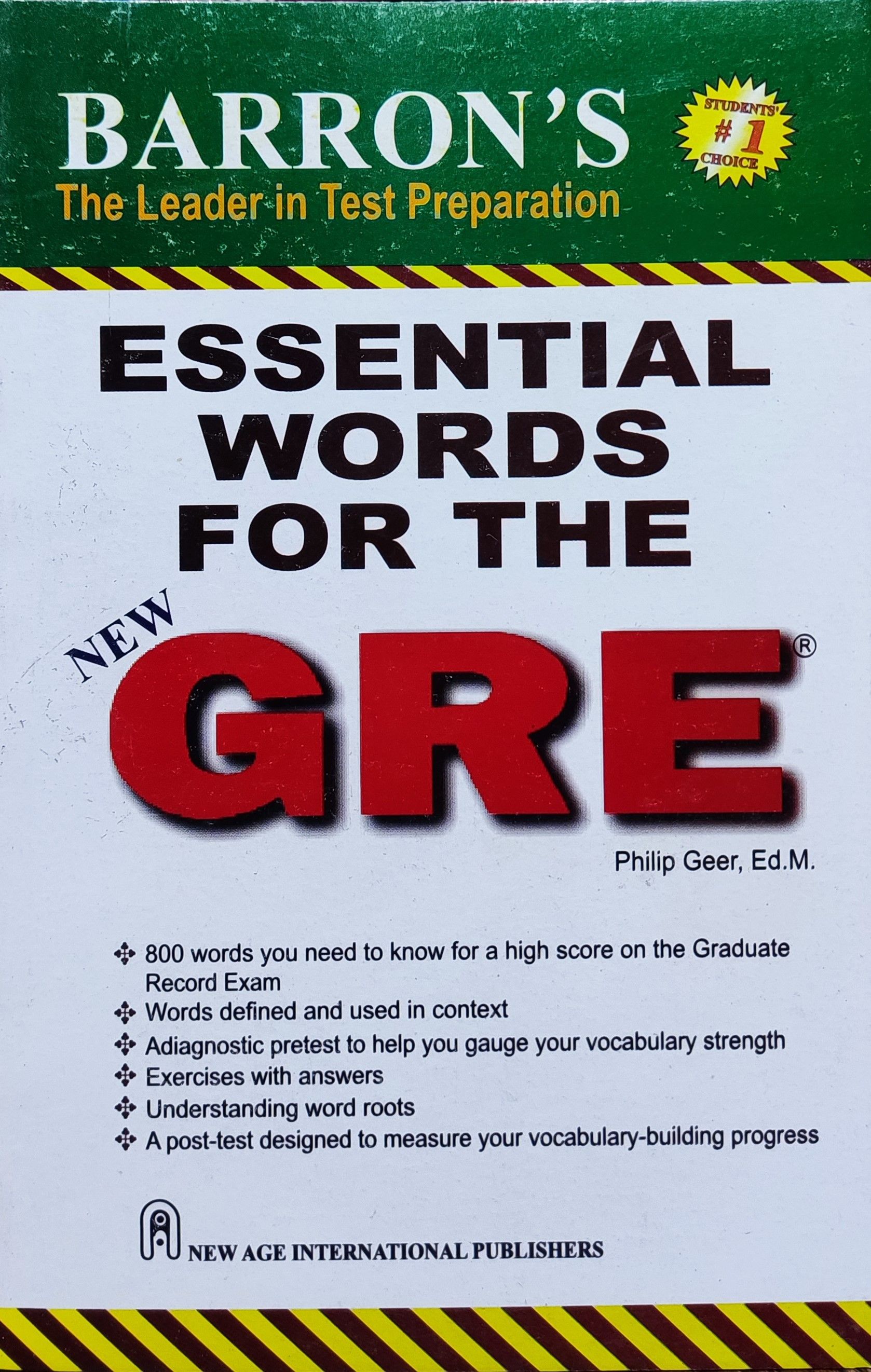 Barron`s Essential Words for the GRE new edition