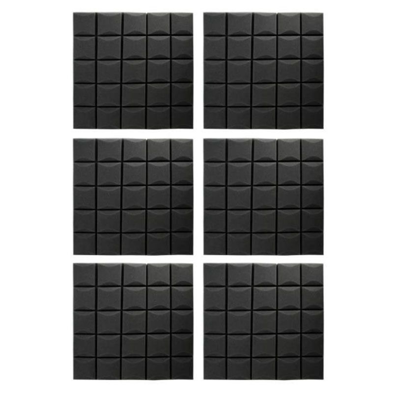 6 Pcs Sound-Absorbing Cotton Foam Mushroom Shape Soundproofing Foam Acoustic Panels for Recording Studios Control Rooms