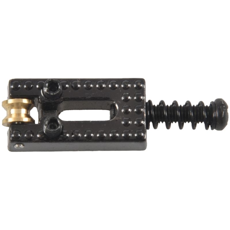 6 Roller Bridge Tremolo Saddles With Wrench For Fender Strat Tele Electric Guitar Black , Guitar Saddles