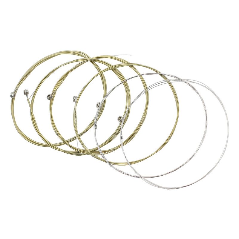 IRIN A107 6Pcs/Set (.011-.052) Acoustic Guitar Strings Steel Core Copper Alloy Wound with End Ball Medium Tension