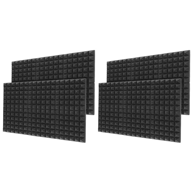 24Pcs 30X30X5CM Sound Insulation Cotton Sound Insulation Foam for Recording Studio Piano Room Sound Insulation Foam