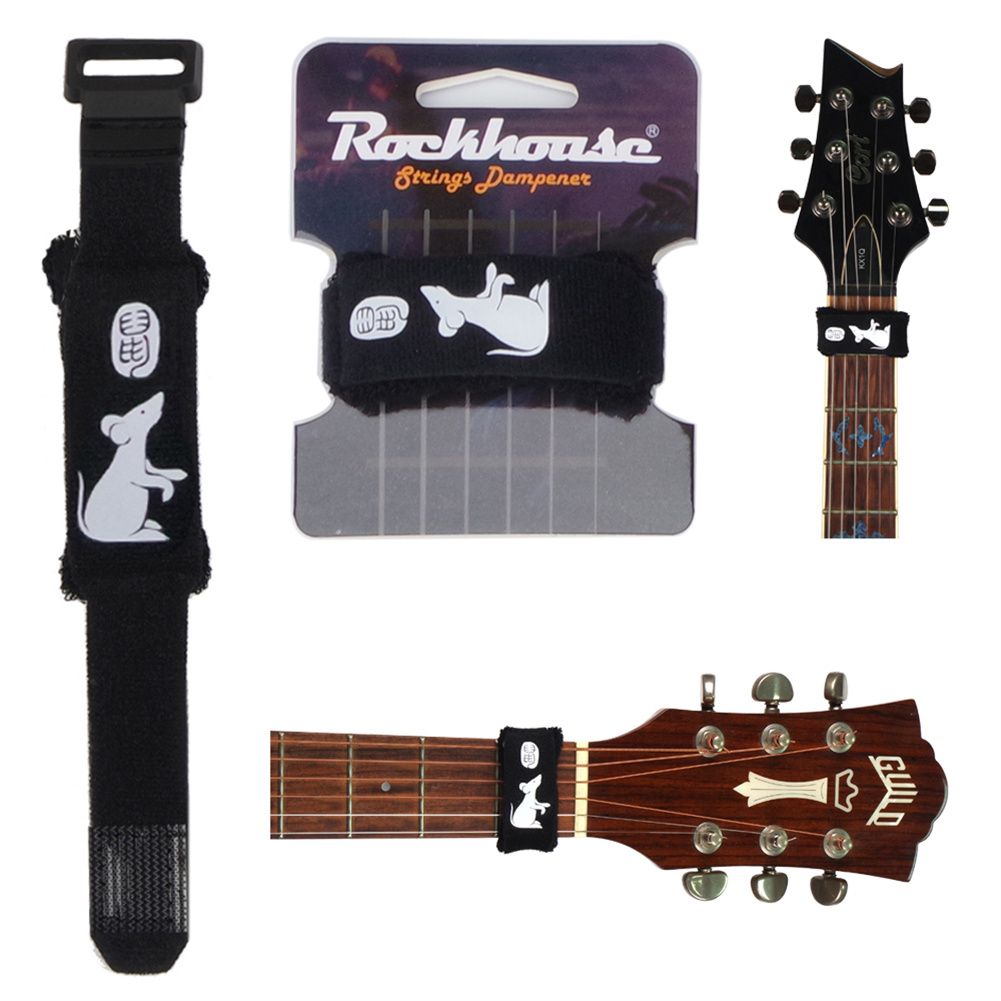 Cotton Guitar Strings Beam Tape Mute Noise Damper Muter Wraps Zodiac Pattern For Guitars Bass Ukulele String Instruments