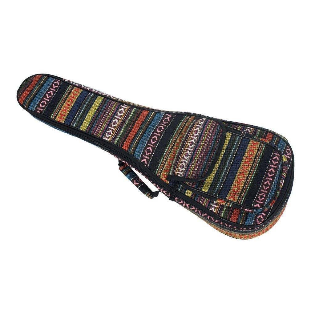 23 Inch Ukulele Bag Soft Case Gig Waterproof Oxford Cloth Ukelele Backpack