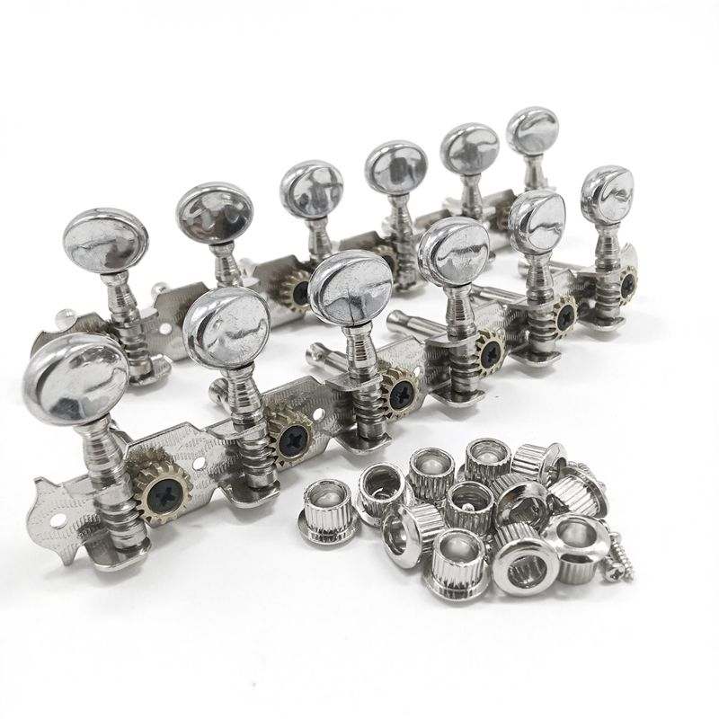 6L 6R Tuning Pegs Tuners Machine Heads String Tuning Pegs for 12 String Acoustic Guitar Accessory Part galactic