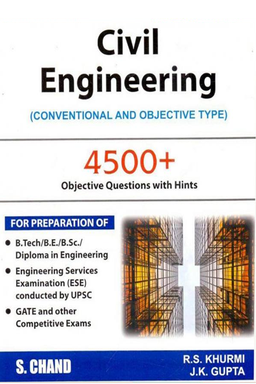 Civil Engineering MCQ by RS Khurmi (4500+ MCQ)