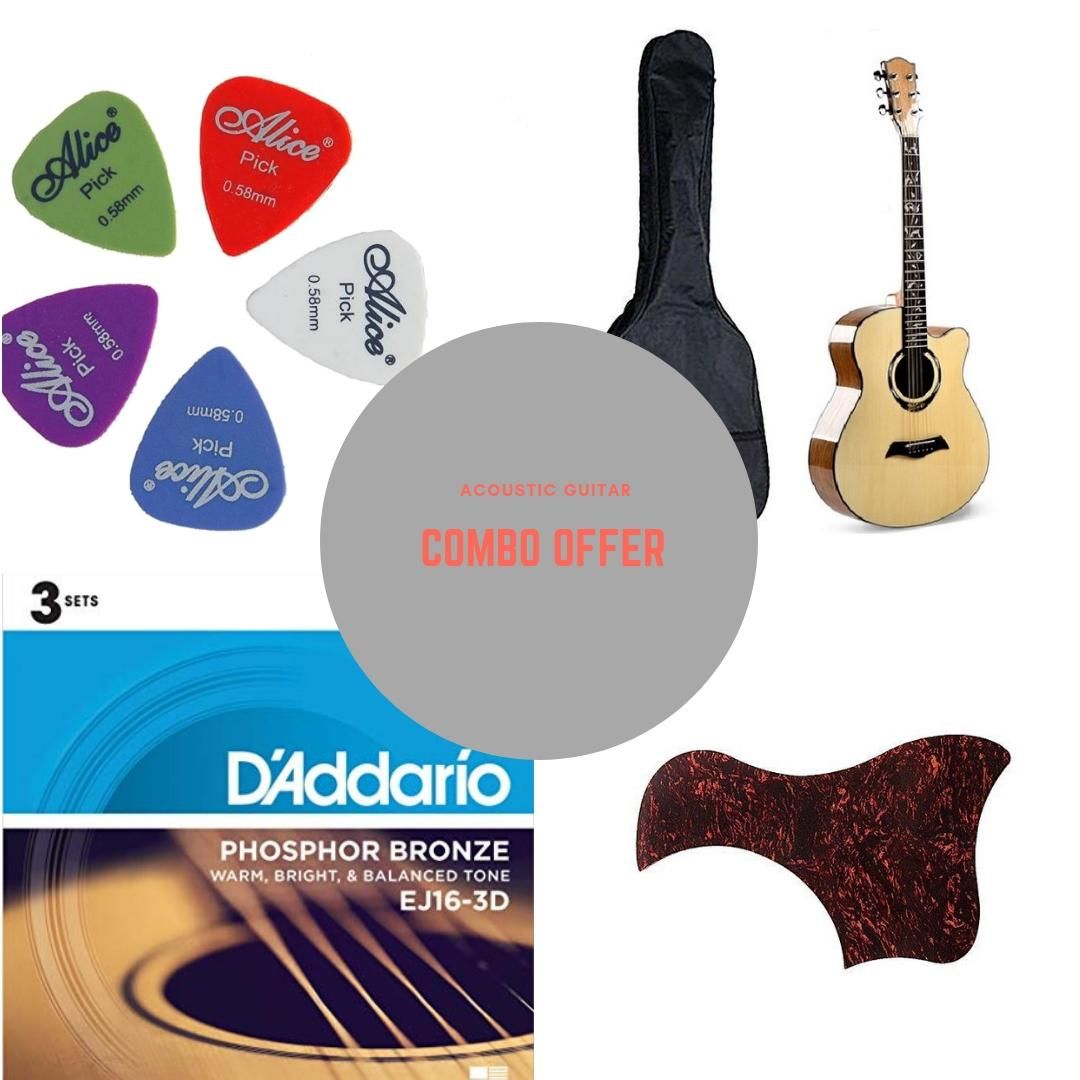 Deviser Acoustic Guitar L-720B - Combo offer