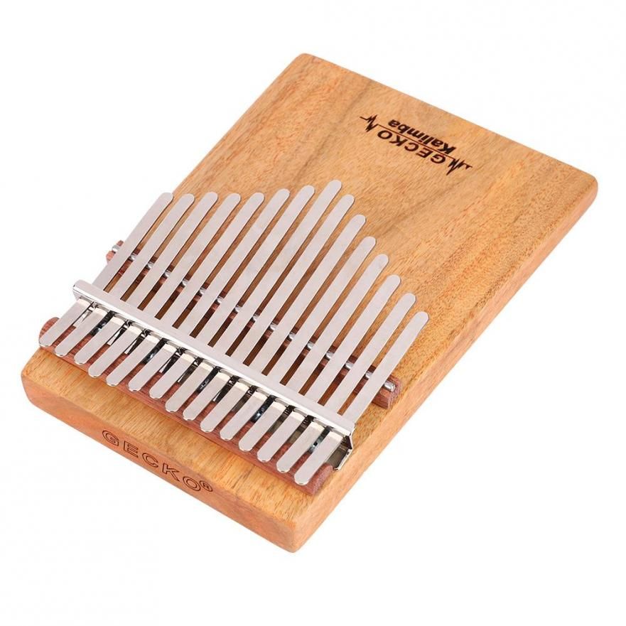 Portable Kalimba 15 Keys Full solid Camphorwood humb Piano K15CAP keys Solid Wood Musical Inst ent